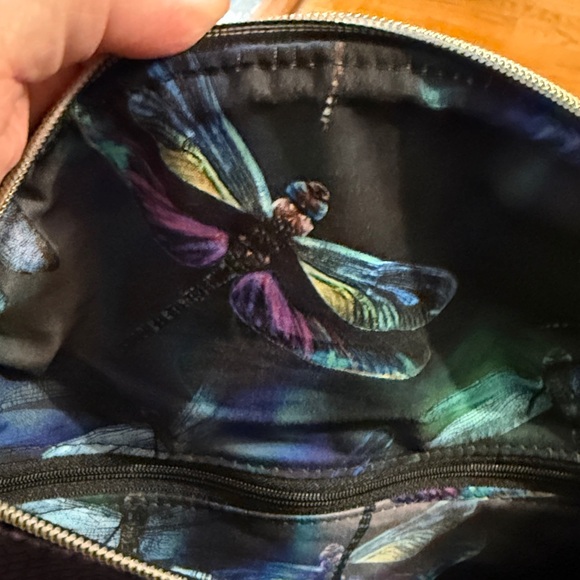 Makeup Junkie Sidekick Purple Crossbody Bag with Tassel - Picture 5 of 5